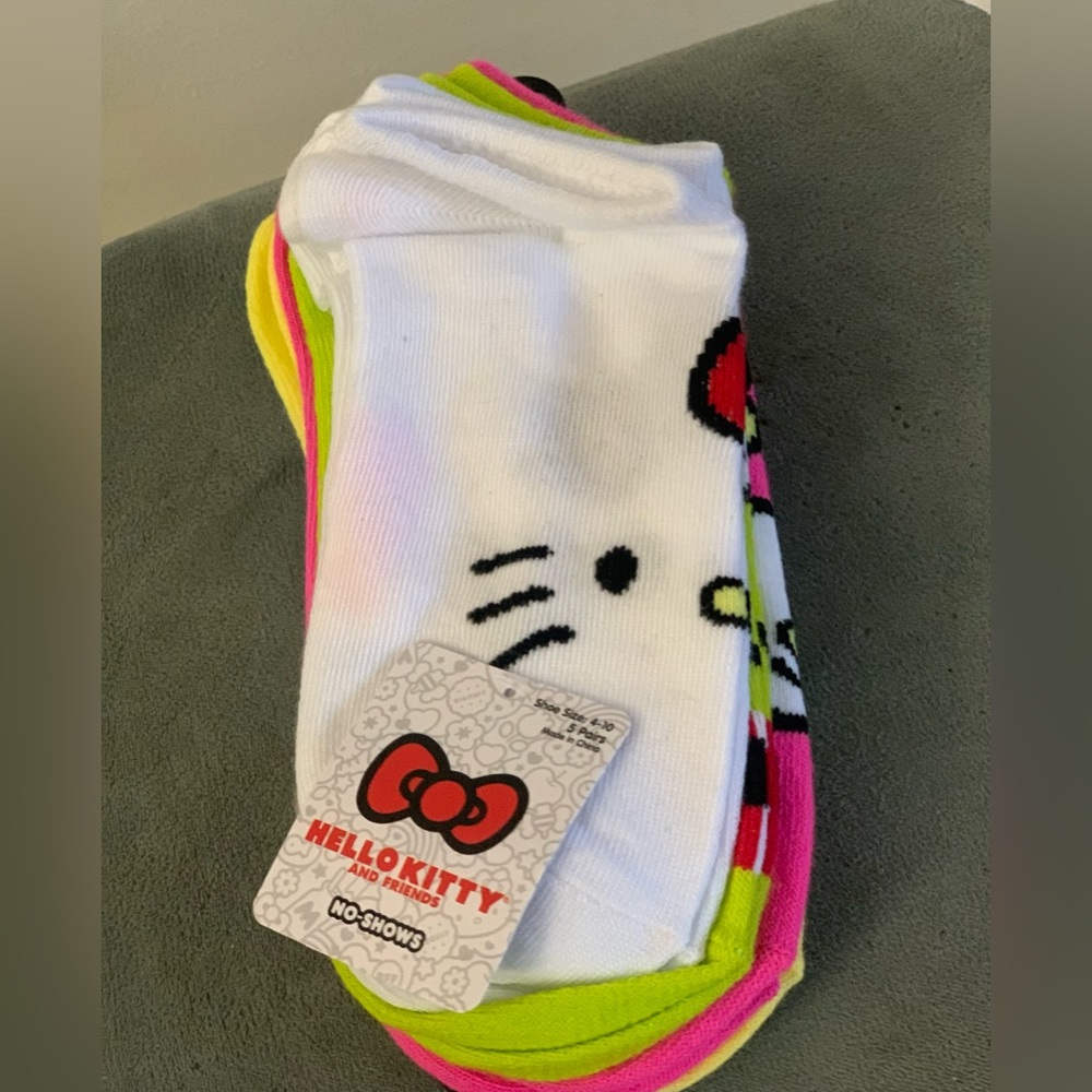 Hello Kitty and Friends 5 pack socks